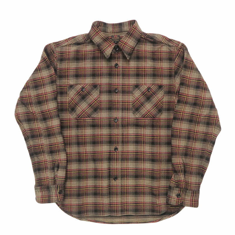 DELUXEWARE Multi Check Heavy Nel Shirt MULTCH CHECK NEL Union Special HV-60