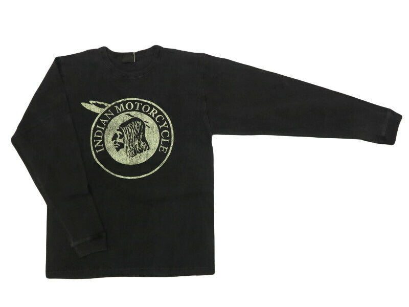 インディアンモーターサイクル Indian Motorcycle 長袖 プリント Ｔシャツ L/S T-SHIRT "INDIAN" IM69610