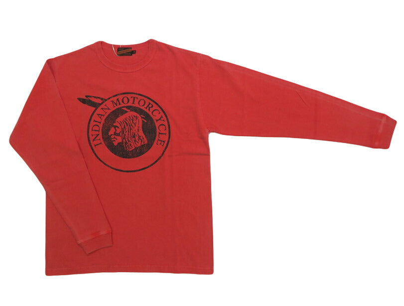 インディアンモーターサイクル Indian Motorcycle 長袖 プリント Ｔシャツ L/S T-SHIRT "INDIAN" IM69610