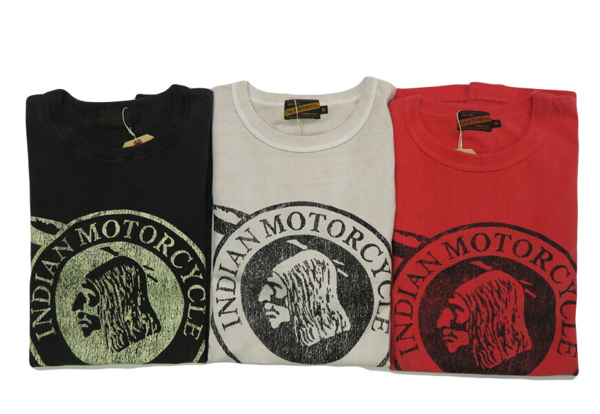 インディアンモーターサイクル Indian Motorcycle 長袖 プリント Ｔシャツ L/S T-SHIRT "INDIAN" IM69610
