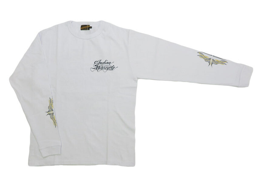 インディアンモーターサイクル Indian Motorcycle 長袖 プリント Ｔシャツ L/S T-SHIRT "PINSTRIPE PATTERN" IM69612