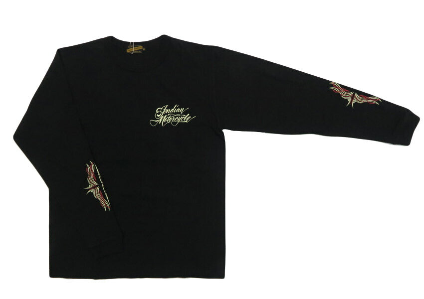 インディアンモーターサイクル Indian Motorcycle 長袖 プリント Ｔシャツ L/S T-SHIRT "PINSTRIPE PATTERN" IM69612