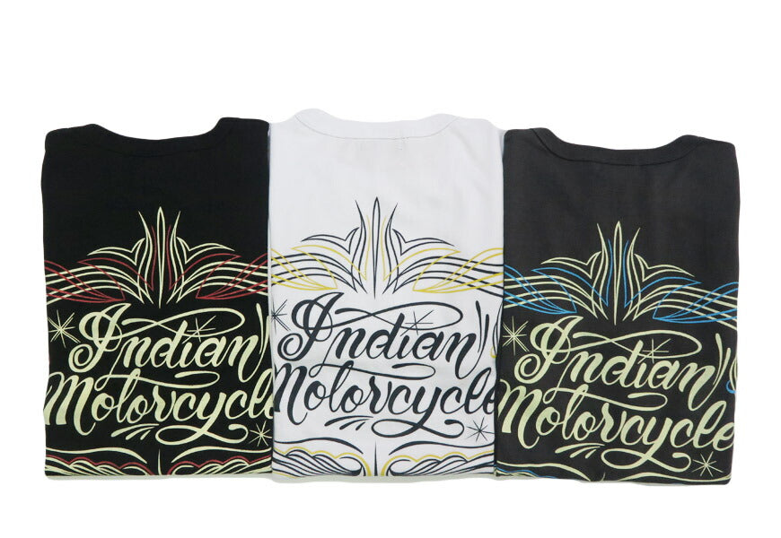 インディアンモーターサイクル Indian Motorcycle 長袖 プリント Ｔシャツ L/S T-SHIRT "PINSTRIPE PATTERN" IM69612