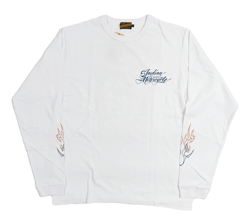 インディアンモーターサイクル Indian Motorcycle 長袖 プリント クルーネックT L/S Tee”INDIAN MOTORCYCLE” IM69790 【2026年秋冬新作】