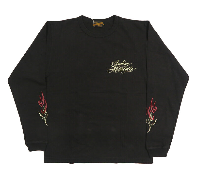 インディアンモーターサイクル Indian Motorcycle 長袖 プリント クルーネックT L/S Tee”INDIAN MOTORCYCLE” IM69790 【2026年秋冬新作】