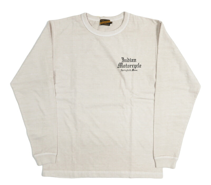 インディアンモーターサイクル Indian Motorcycle 長袖 プリント クルーネックT L/S Tee “FLYING WHEEL”  IM69792 【2026年秋冬新作】