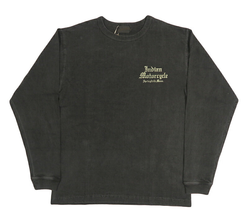 インディアンモーターサイクル Indian Motorcycle 長袖 プリント クルーネックT L/S Tee “FLYING WHEEL”  IM69792 【2026年秋冬新作】