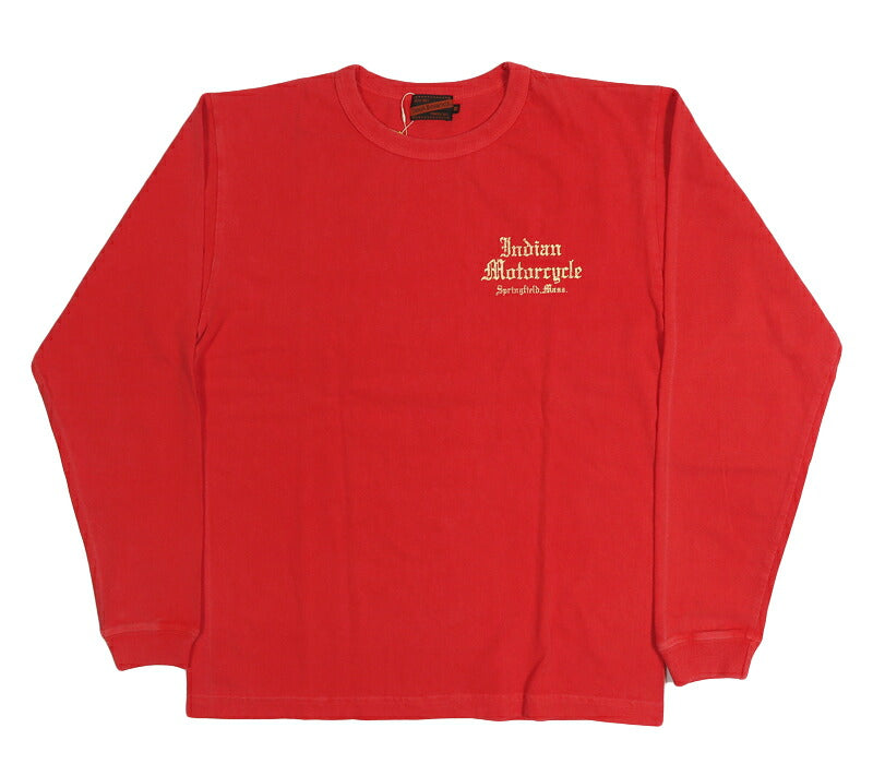 インディアンモーターサイクル Indian Motorcycle 長袖 プリント クルーネックT L/S Tee “FLYING WHEEL”  IM69792 【2026年秋冬新作】
