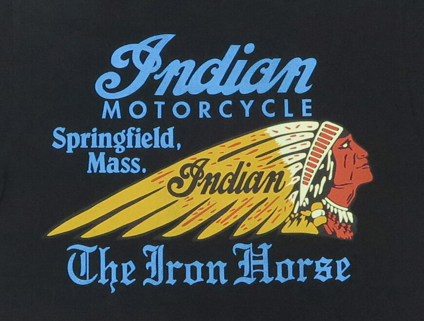 インディアンモーターサイクル Indian Motorcycle 半袖 プリント Ｔシャツ THE IRON IM79553