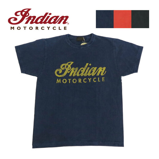 인디언 모터사이클 Indian Motorcycle 반팔 프린트 티셔츠 PIGMENT DYE IM79558