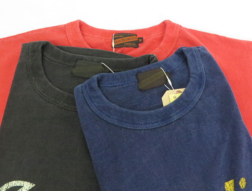 インディアンモーターサイクル Indian Motorcycle 半袖 プリント Ｔシャツ PIGMENT DYE IM79558