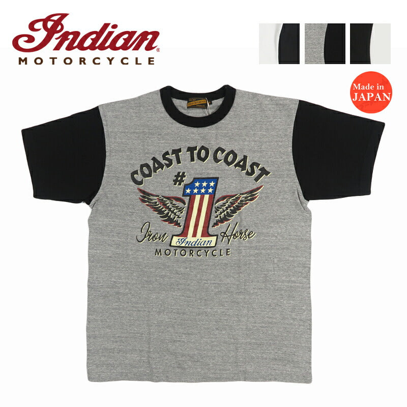 インディアンモーターサイクル Indian Motorcycle 半袖 Tシャツ SET IN 2TONE IM79719【2026年春夏新作】