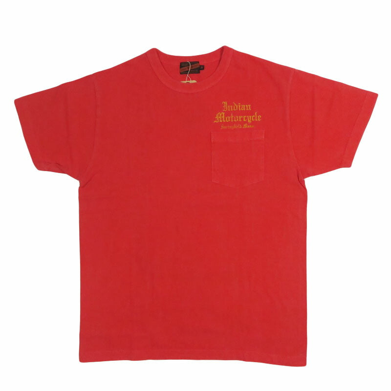 インディアンモーターサイクル Indian Motorcycle 半袖 ピグメントダイ ポケットＴシャツ “SCOUT PONY” IM79724【2026年春夏新作】