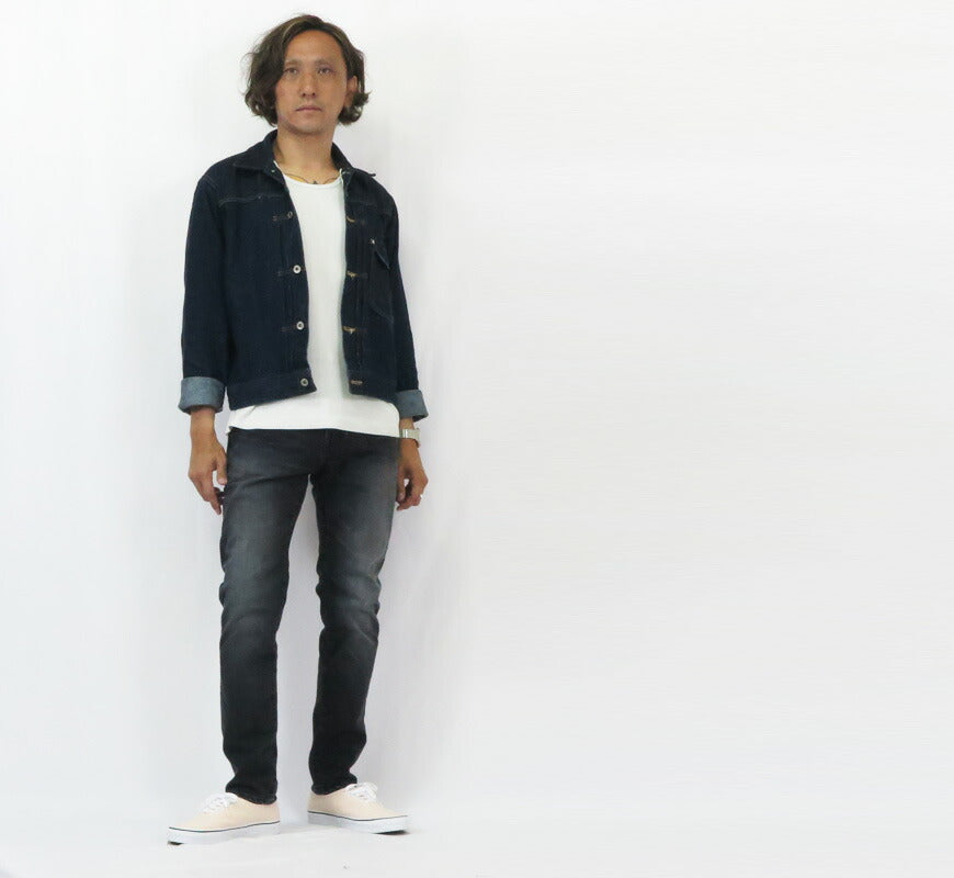 JAPAN BLUE JEANS ジャパンブルー ジーンズ 12oz アルティメイトストレッチデニム スリム グレー JBAG1326-B01