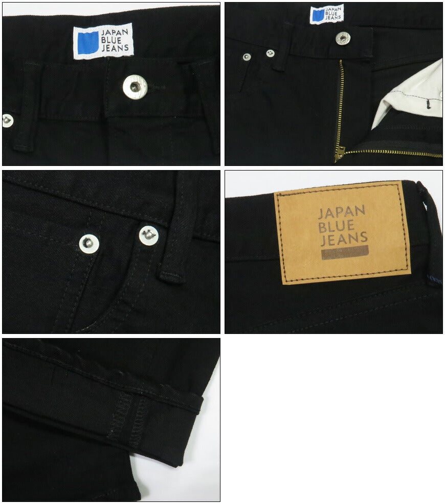 JAPAN BLUE JEANS ジャパンブルー ジーンズ 12oz アルティメイトストレッチデニム スリム ブラック JBAG1326