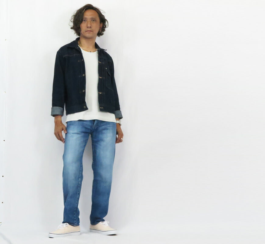 JAPAN BLUE JEANS ジャパンブルー ジーンズ 11oz デニム ストレート ユーズドウォッシュ JBAG1471-M01