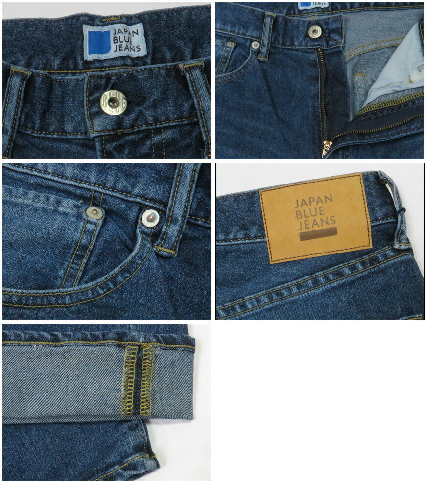 JAPAN BLUE JEANS ジャパンブルー ジーンズ 12oz アルティメイトストレッチデニム ワイド ディープインディゴ JBAG1522-D01