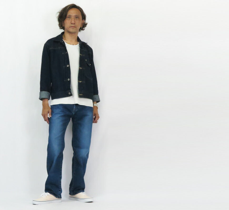 JAPAN BLUE JEANS ジャパンブルー ジーンズ 12oz アルティメイトストレッチデニム ワイド ディープインディゴ JBAG1522-D01