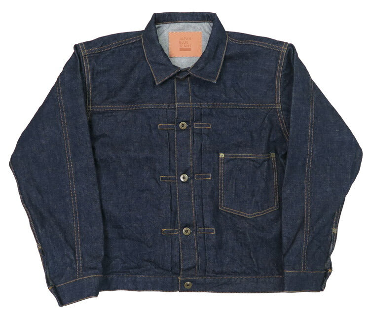 JAPAN BLUE JEANS ジャパンブルー ジーンズ デニムジャケット 1stタイプ 14.8oz アメリカ綿セルヴィッチ Gジャン ジージャン JBGJ1003【 】