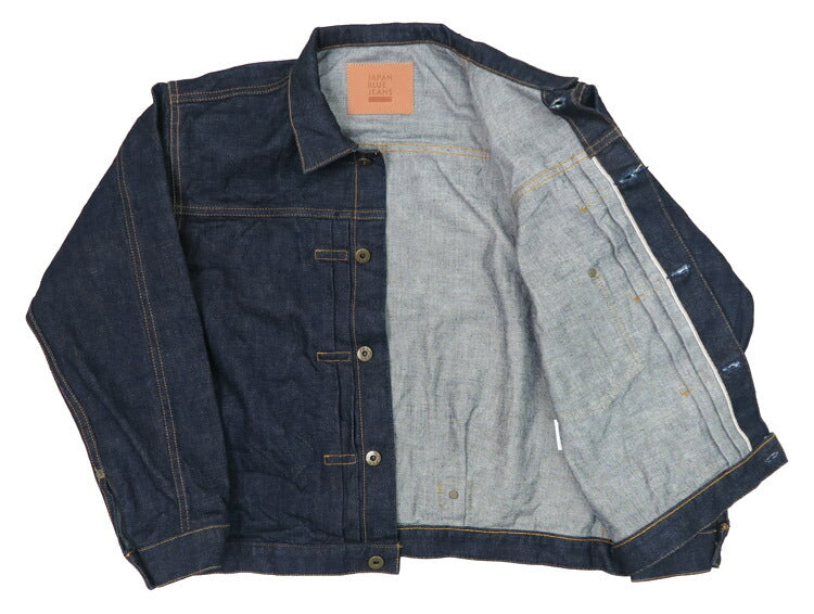 JAPAN BLUE JEANS ジャパンブルー ジーンズ デニムジャケット 1stタイプ 14.8oz アメリカ綿セルヴィッチ Gジャン ジージャン JBGJ1003【 】