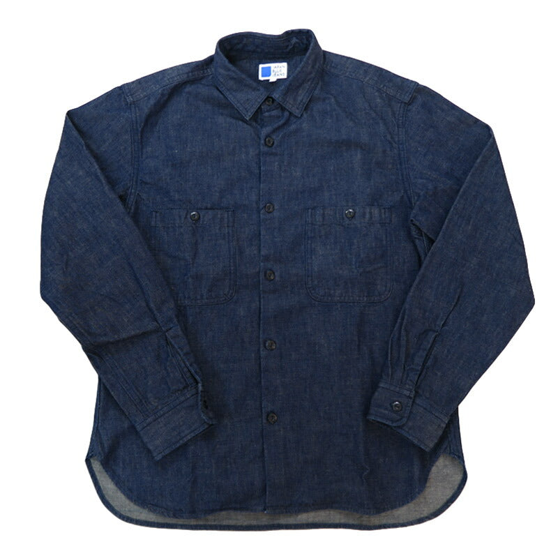 JAPAN BLUE JEANS ジャパンブルージーンズ 10oz デニム 長袖 ワーク シャツ JBLS10155S