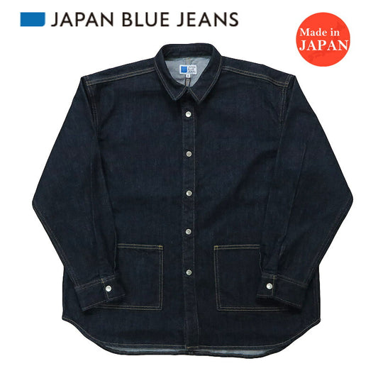 JAPAN BLUE JEANS ジャパンブルージーンズ 13oz デニム ビッグ シャツ ジャケット JBOT13155S