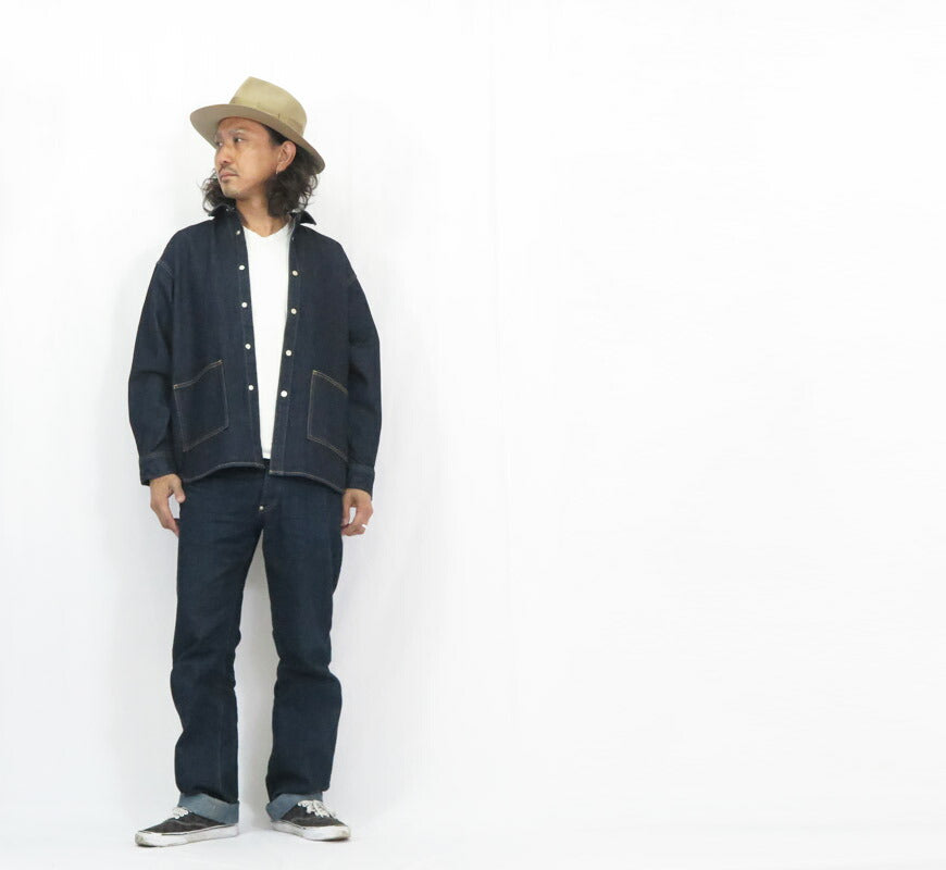 JAPAN BLUE JEANS Japan Blue Jeans Chemise veste en denim 13oz JBOT13155S