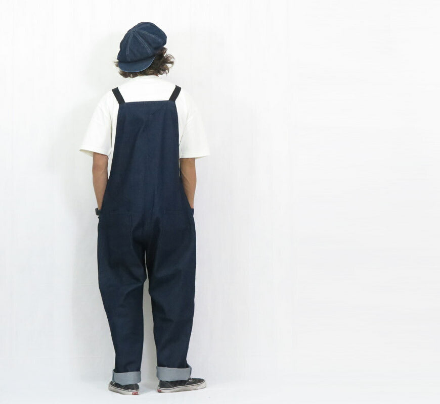 JAPAN BLUE JEANS ジャパンブルージーンズ ジップフロントオーバーオール インディゴ JBPT1022