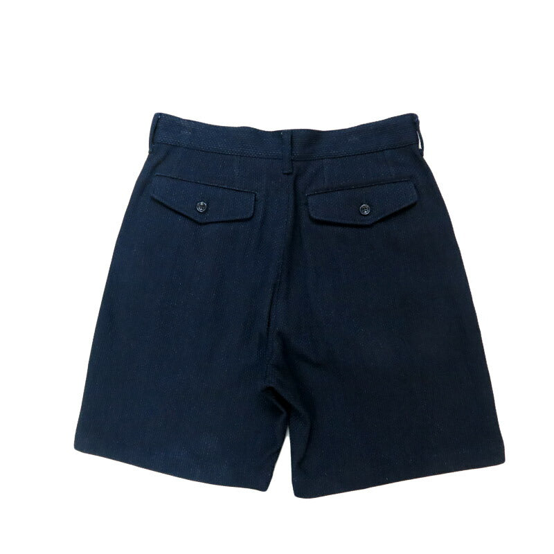 JAPAN BLUE JEANS ジャパンブルージーンズ 11oz インディゴ刺子 タックショーツ  ショートパンツ ハーフパンツ JBSP1004