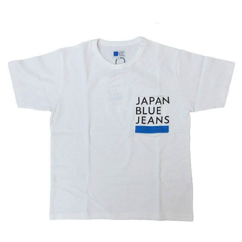 JAPAN BLUE JEANS แจปันบลูยีนส์ เสื้อยืดแขนสั้น โลโก้ที่กระเป๋า JBTS10155S