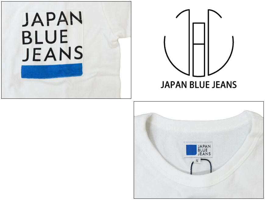 JAPAN BLUE JEANS แจปันบลูยีนส์ เสื้อยืดแขนสั้น โลโก้ที่กระเป๋า JBTS10155S