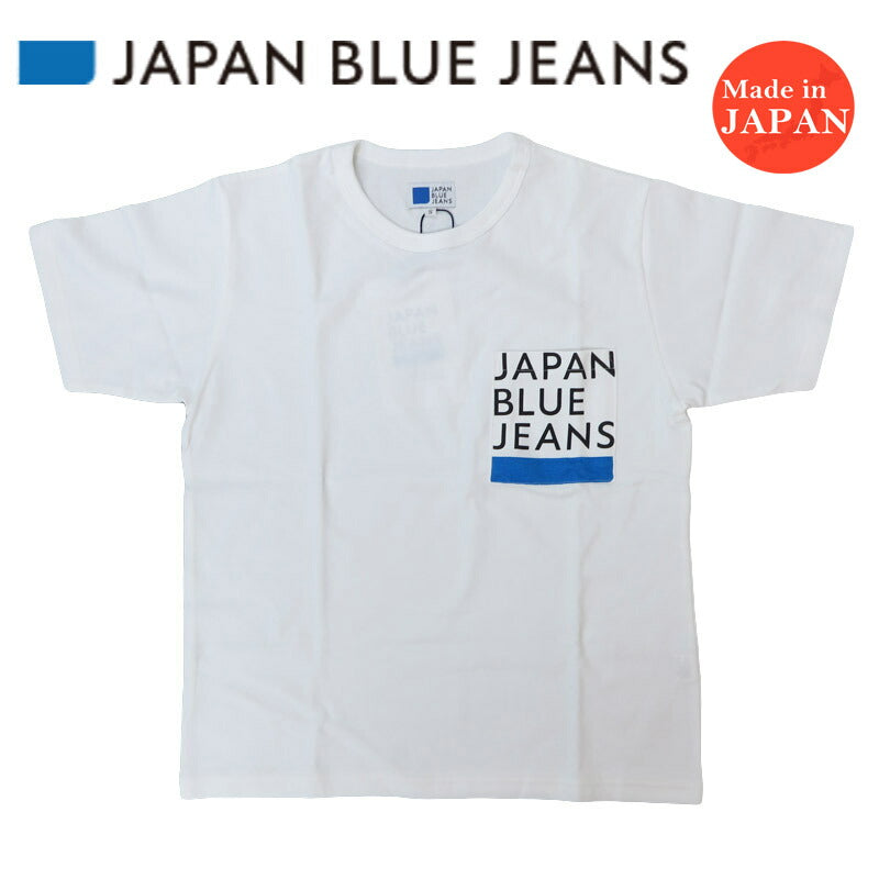 JAPAN BLUE JEANS แจปันบลูยีนส์ เสื้อยืดแขนสั้น โลโก้ที่กระเป๋า JBTS10155S