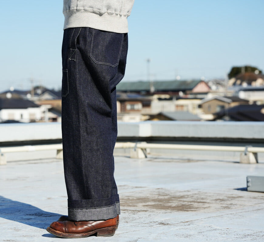 John Gluckow 존 글러코 by WAREHOUSE 웨어하우스 JG-01S 데님 워크 팬츠 트라우저 진 1910s Netmaker's Trousers 【2026년 봄/여름 신작】