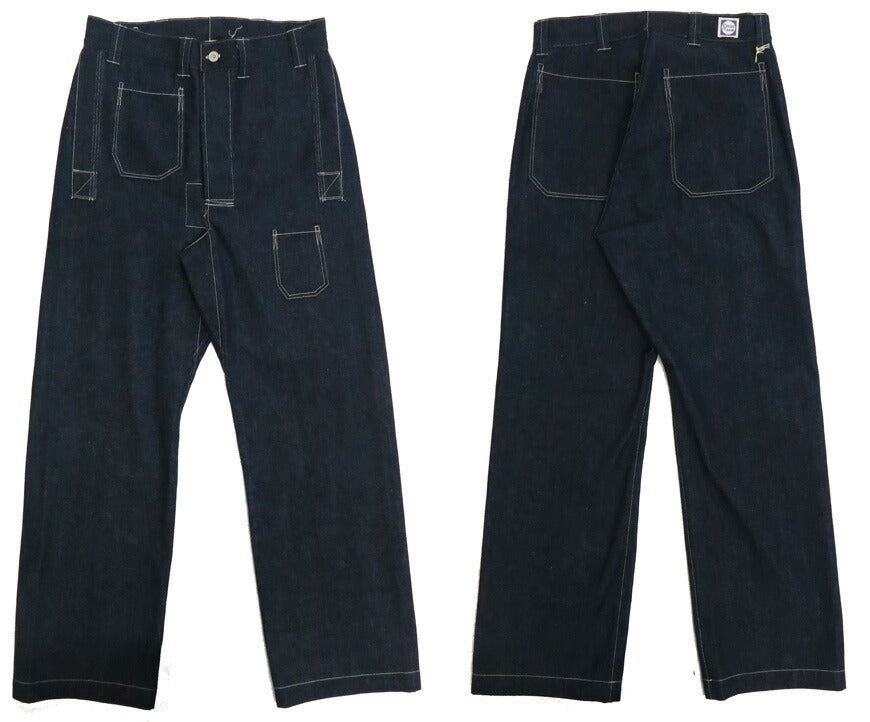 John Gluckow 존 글러코 by WAREHOUSE 웨어하우스 JG-01S 데님 워크 팬츠 트라우저 진 1910s Netmaker's Trousers 【2026년 봄/여름 신작】