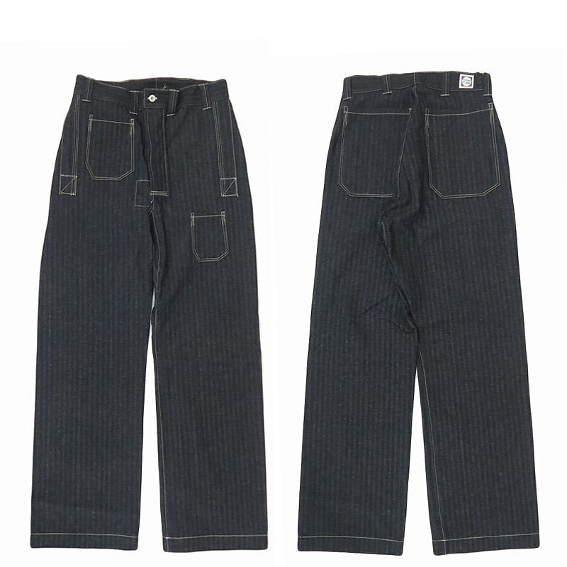John Gluckow ジョングラッコー by WAREHOUSE ウエアハウス JG-01S ジーンズ 1910s Netmaker's Trousers ストライプデニム