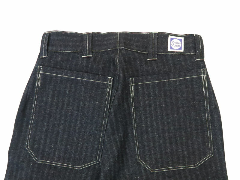 John Gluckow ジョングラッコー by WAREHOUSE ウエアハウス JG-01S ジーンズ 1910s Netmaker's Trousers ストライプデニム