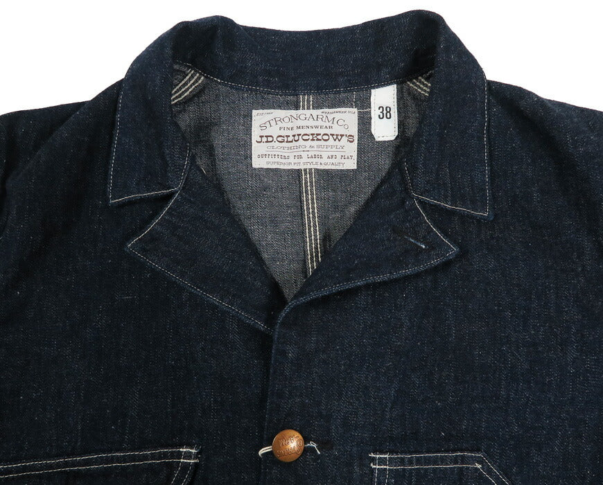 John Gluckow ジョングラッコー โดย WAREHOUSE ウエアハウス Lot JG-03 แจ็คเก็ตเดนิมน้ำหนักเบา 1930s Neverlost 【คอลเลกชันฤดูใบไม้ผลิ/ฤดูร้อน 2026】