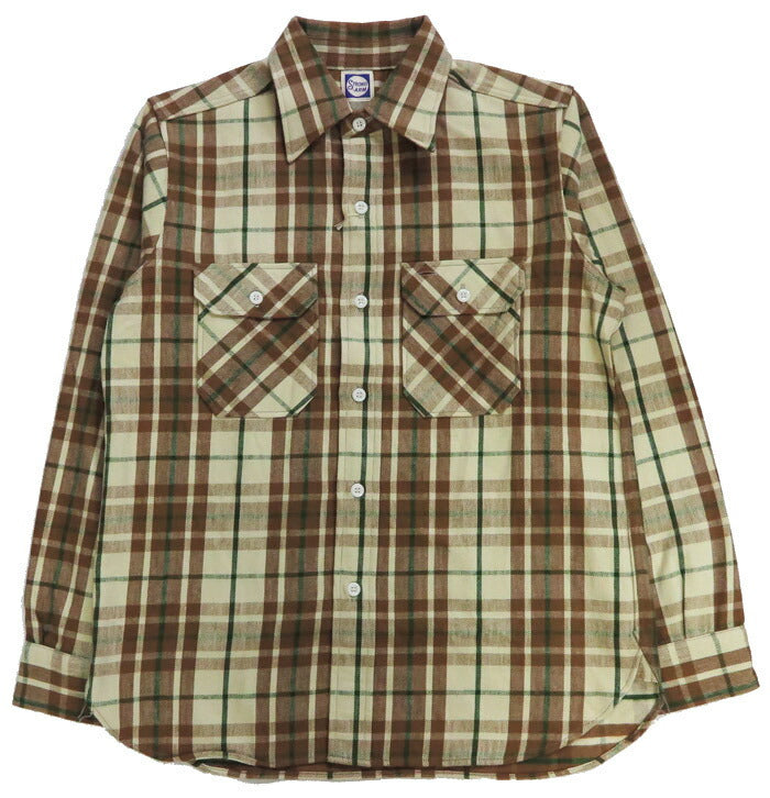 John Gluckow ジョングラッコー 長袖 フランネルシャツ The Modern JG-06-2 A柄 WAREHOUSE ウエアハウス