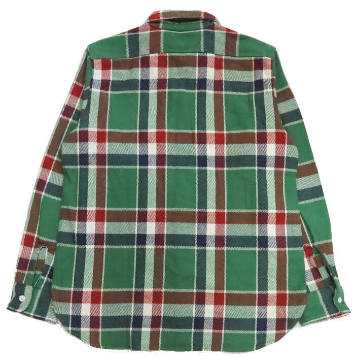 John Gluckow ジョングラッコー 長袖 フランネルシャツ The Modern JG-06-2 B柄 WAREHOUSE ウエアハウス
