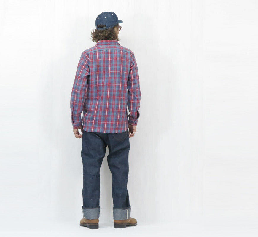 John Gluckow 존 글러코 긴팔 플란넬 셔츠 The Ancient Flannel JG-06-2 C패턴 WAREHOUSE 웨어하우스