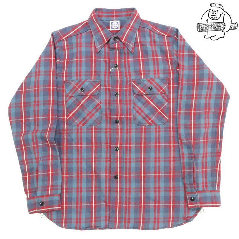 John Gluckow 존 글러코 긴팔 플란넬 셔츠 The Ancient Flannel JG-06-2 C패턴 WAREHOUSE 웨어하우스