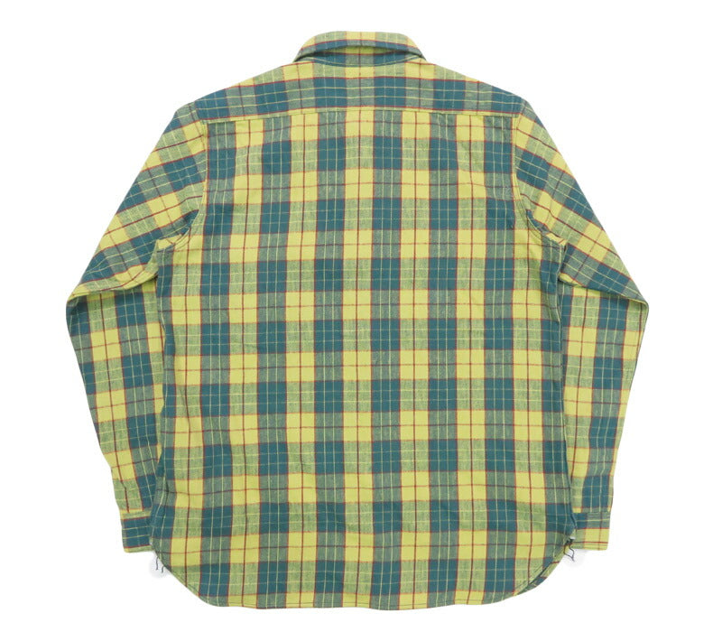 John Gluckow ジョングラッコー 長袖 フランネルシャツ The Ancient Flannel JG-06-2 D柄 WAREHOUSE ウエアハウス