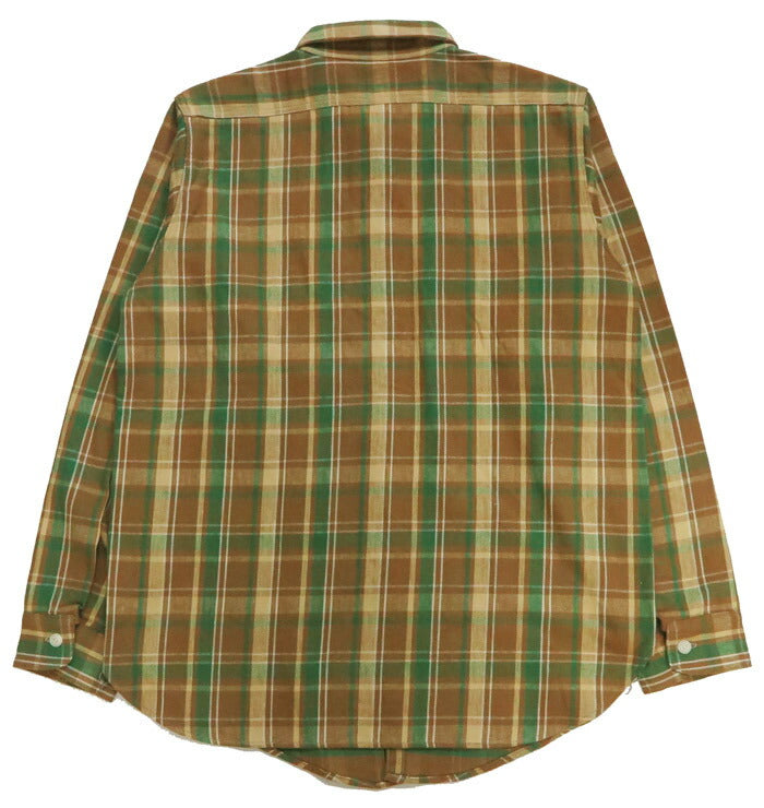John Gluckow ジョングラッコー Langarm-Flanellhemd 40's Storm Shirts JG-06 Muster E WAREHOUSE ウエアハウス