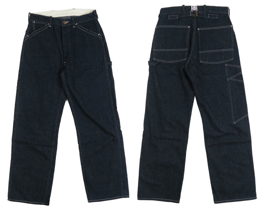 John Gluckow ジョングラッコー by WAREHOUSE ウエアハウス JG-12 デニム ワーク パンツ トラウザーズ ジーンズ late 30s to early 40s Ironworkers Trousers 【2026年春夏新作】