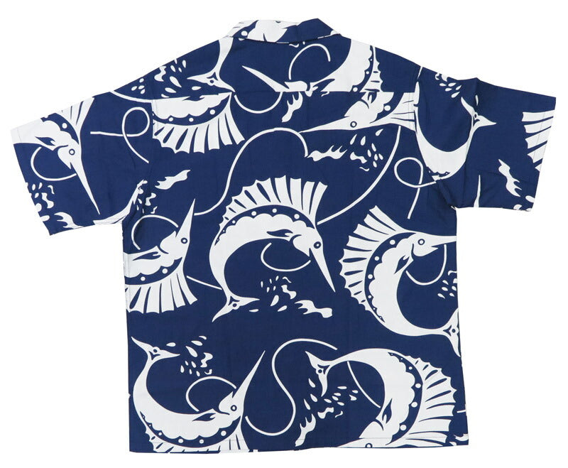 John Gluckow ジョングラッコー Kurzarm Baumwolle Offener Kragen Hemd Sailfish JG-18 【 】