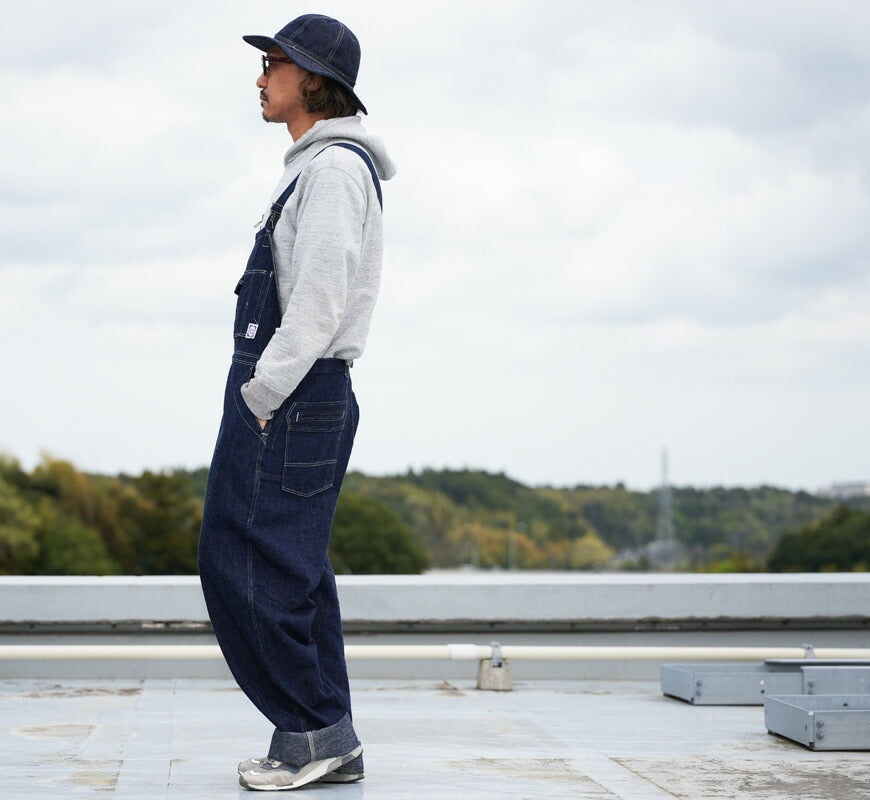 John Gluckow ジョングラッコー by WAREHOUSE ウエアハウス Lot.JG-41 オーバーオール Strongarm Reinforced Overalls インディゴデニム 【2026年春夏新作】