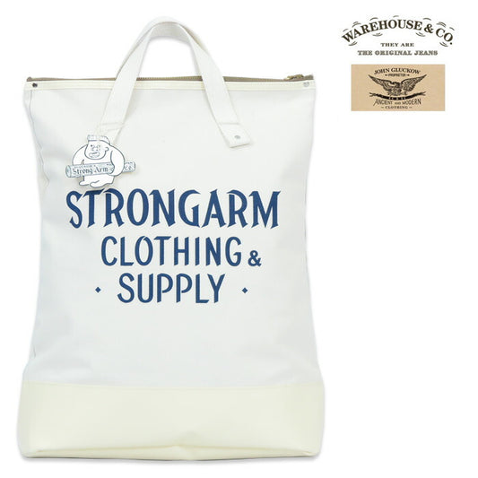 John Gluckow ジョングラッコー by WAREHOUSE ウエアハウス キャンバス スポーツ トートバッグ Strongarm Sports Bag JG-B02