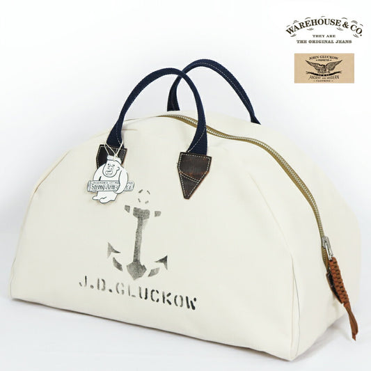 John Gluckow ジョングラッコー by WAREHOUSE ウエアハウス Canvas Zeemans Transit Tas Sailor's Transit Bag JG-B03