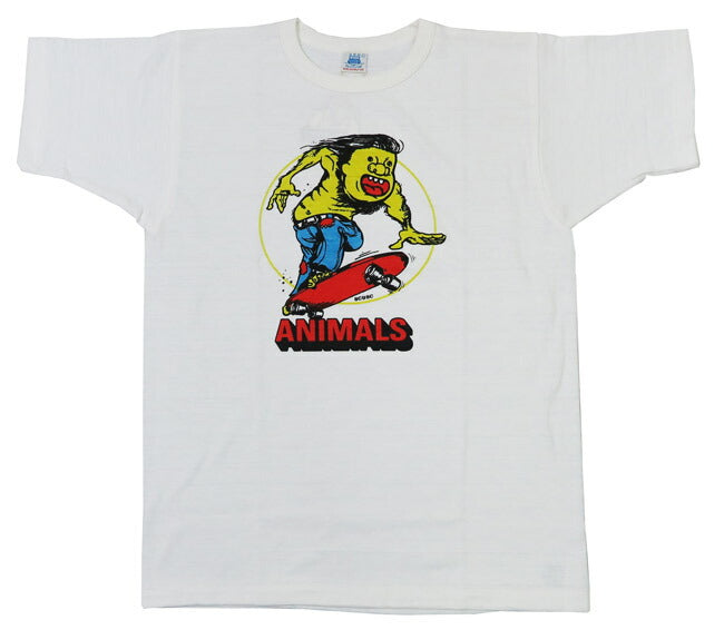 John Gluckow ジョングラッコー Kurzarm T-Shirt Animal Skeater Warehouse WAREHOUSE JG-CS06 【 】