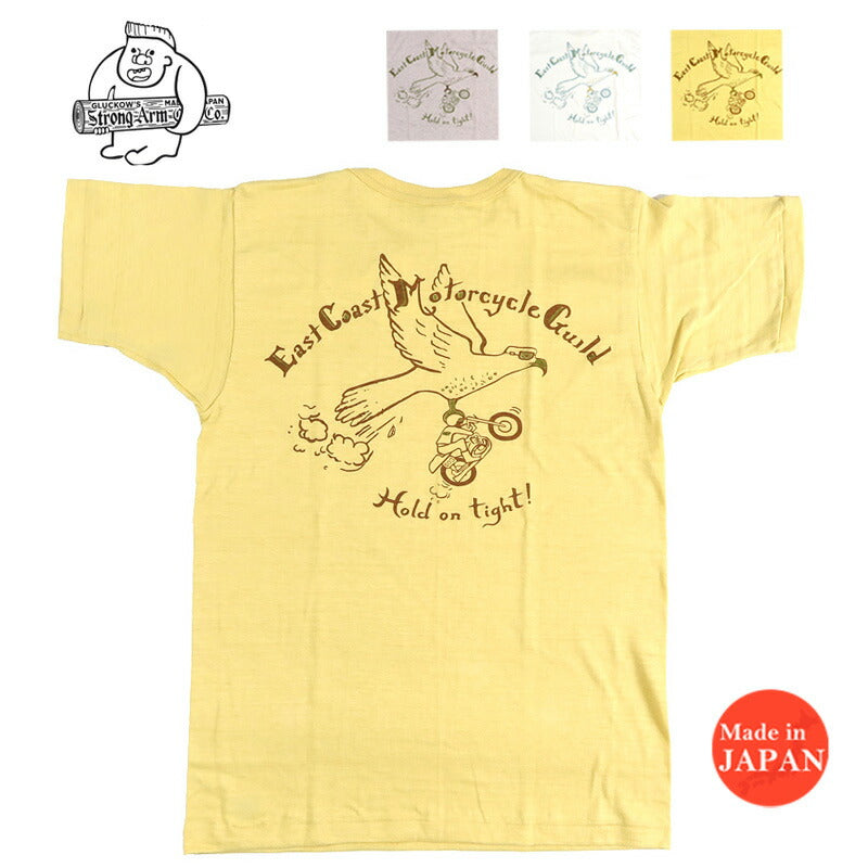 John Gluckow ジョングラッコー 半袖 Tシャツ East Coast MX ウェアハウス WAREHOUSE JG-CS06-east 【2026年春夏新作】